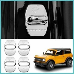 Flash Sale ???? HLmmby For Bronco Accessories 2 Door 4 Door Lock Cover Stainless Steel Door Arm Protection Cover Trim Interior Accessories Door Lock Latchs Cover For Ford Bronco 2022 2021(Black) ✔️ 23 Flash Sale ???? HLmmby For Bronco Accessories 2 Door 4 Door Lock Cover Stainless Steel Door Arm Protection Cover Trim Interior Accessories Door Lock Latchs Cover For Ford Bronco 2022 2021(Black) ✔️ -Car Seat Covers shop 51YqXmCqJJL. AC
