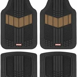 Promo ???? DualFlex Two-Tone Sport Design All-Weather Rubber Floor Mats For Car, Truck, Van & SUV - Waterproof Front & Rear Liners With Drainage Channels Blu ???? 17 Promo ???? DualFlex Two-Tone Sport Design All-Weather Rubber Floor Mats For Car, Truck, Van & SUV - Waterproof Front & Rear Liners With Drainage Channels Blu ???? -Car Seat Covers shop 51ZJ0FS6AjL. AC