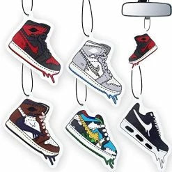 Best Pirce ✨ Car Air Fresheners, Hypebeast Car Accessories ???? Sneakerhead AJ Jordan Hanging Scents Freshener Automotive Interior Room Decor For Men Gift Set 5Pcs Hypebeast-a ⌛ -Car Seat Covers shop 51ZNHNQuiL. AC