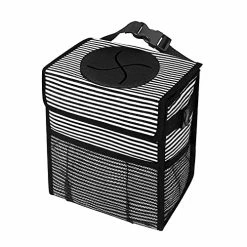 New ???? Car Trash Can Leakproof Car Garbage Can Hanging With Lid Storage Mesh Pockets Collapsible Multipurpose Car Trash Bag For Car Accessories (Flower) ⭐ 23 New ???? Car Trash Can Leakproof Car Garbage Can Hanging With Lid Storage Mesh Pockets Collapsible Multipurpose Car Trash Bag For Car Accessories (Flower) ⭐ -Car Seat Covers shop 51ZO1UZsmXL
