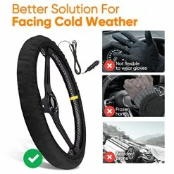 Best reviews of ✨ Heated-Car-Steering-Wheel-Cover-12V Ultra-Comfortable-Steering-Wheel-Heated-Protect-Cover Standard-14.5-15.5-inches-Outer--Diameter Premium-Quality-and-Warm Original ???? 13 Best reviews of ✨ Heated-Car-Steering-Wheel-Cover-12V Ultra-Comfortable-Steering-Wheel-Heated-Protect-Cover Standard-14.5-15.5-inches-Outer--Diameter Premium-Quality-and-Warm Original ???? -Car Seat Covers shop 51ZexEXEC8L