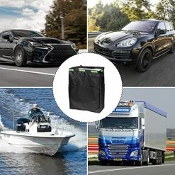 Best Sale ???? Hanging Car Trash Can With Storage Pockets, Waterproof Leakproof Oxford Auto Garbage Bag, Vehicle Multi-Use Organizer For Outdoor Traveling, Foldable Trash Bin Universal For Truck, SUV, Home, Offic ⭐ -Car Seat Covers shop 51aVkQXLHsL