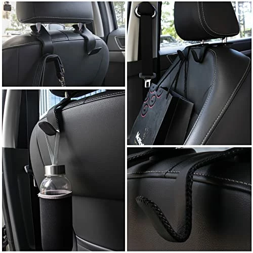 Best deal ???? Black Superior Leather Car Seat Back Headrest Hooks, Auto Seat Hook Hangers Interior Accessories For Purse ???? Coats Umbrellas Grocery Bags ???? Handbag, 2-Pack Black 2-pack ???? 7 Best deal ???? Black Superior Leather Car Seat Back Headrest Hooks, Auto Seat Hook Hangers Interior Accessories For Purse ???? Coats Umbrellas Grocery Bags ???? Handbag, 2-Pack Black 2-pack ???? - Image 5