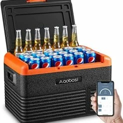 New ⌛ 12 Volt Car Refrigerator - 48 Quart (45L) WIFI Portable Refrigerator Freezer With Single Zone Control（-4℉-68℉ - Electric Cooler With DC 12/24V And AC 100-240V - Compressor Cooler ✔️ -Car Seat Covers shop 51b58w9TffL. AC