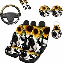 Flash Sale ???? Mushroom Car Seat Covers Full Set Split Bench Butterfly Leaves Floral Girly Print Front Back Seat Cover,Steering Wheel Cover,Seat Belt Cover,Cup Holder Coasters,Auto Keychains,Green Butterfly Mushroom Leaves Green ???? -Car Seat Covers shop 51b9a9Tn3DS. AC