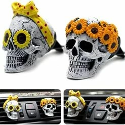 Cheapest ⭐ Skull Car Air Fresheners Vent Clips For Car Accessories Interior Decoration With 3 Scent Pads,Best ???? Thanksgiving/Christmas Gift For Men/Women ???? -Car Seat Covers shop 51bCTt6Bb2L. AC