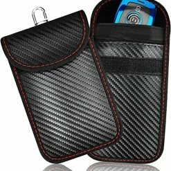 Cheap ???? Upgraded Faraday Bag For Key Fob (2 Pack),Premium Faraday Key Fob Protector– Car RFID Signal Blocking, Car Security Protection Pouch, Anti-Theft Pouch, Anti-Hacking Case Blocker-Black ???? -Car Seat Covers shop 51bguHTNePL. AC