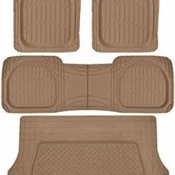 Flash Sale ???? Original FlexTough Black Rubber Car Floor Mats With Trunk Cargo Liner - All Weather Automotive Floor Mats, Heavy Duty Trim To Fit Design, Floor Liners For Cars Truck Van SUV ⌛ -Car Seat Covers shop 51c7jRe1WOL. AC