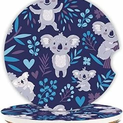 Best reviews of ❤️ Absorbent Car Coasters 2 Pack For ???? Women/Men,Cow Hide Car Coaster For Drinks,Ceramic Stone Car Cup Holder With A Finger Notch,Farm Animal Brown Cowhide Skin Print Cow ???? -Car Seat Covers shop 51c94GejVCS. AC