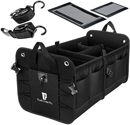 Best Sale ???? RunkCratePro Trunk Organizer For Car, Jeep, SUV, Truck, Rv, Auto - Premium Multi Compartments Collapsible Cargo Trunk Storage, Car Accessories & Gifts For Men, ???? Women (Regular, Black)23.6"x14.5"x12.5" ???? 8 Best Sale ???? RunkCratePro Trunk Organizer For Car, Jeep, SUV, Truck, Rv, Auto - Premium Multi Compartments Collapsible Cargo Trunk Storage, Car Accessories & Gifts For Men, ???? Women (Regular, Black)23.6"x14.5"x12.5" ???? - Image 6
