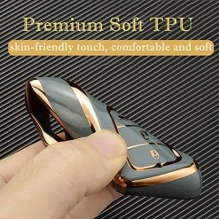 Best reviews of ✨ For Honda Key Fob Cover, Premium Soft TPU Full Protection Key Fob Case For Honda Accord Civic CRV Pilot Ridgeline Odyssey Passport Smart Remote Key Protector (Size B-Ivory) ⭐ -Car Seat Covers shop 51dSlMJ2mfL