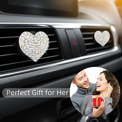 Cheap ???? 4 Pieces Crystal Air Vent Clips Charms Car Vent Air Fresheners Rhinestone Oil Diffuser Vent Clip Car Fesheners For ???? Women Heart Car Scents Bling Car Interior Accessories For Wom ???? 13 Cheap ???? 4 Pieces Crystal Air Vent Clips Charms Car Vent Air Fresheners Rhinestone Oil Diffuser Vent Clip Car Fesheners For ???? Women Heart Car Scents Bling Car Interior Accessories For Wom ???? -Car Seat Covers shop 51dwJzq8p7L