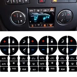 Cheap ???? 2 Packs AC Dash Button Repair Kit -Compatible With Chevy, Best For Fixing Ruined Faded A/C Control Buttons - Decal Replacement Fits Select 07-14 GM Vehicles - Car SUV Van Truck Accessories 3pcs ⭐