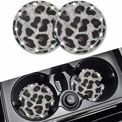 Best deal ❤️ Car Coasters, Senose Bling Car Accessories For ???? Women, Universal 2.75" Anti-Slip Silicone Cup Holder Coasters For Car, Cute Diamond Vehicle Interior Decor (Black Pink/2 Pack) Pink-2 Pc ???? -Car Seat Covers shop 51eVgcPTgL. AC