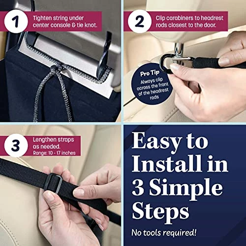 Best Pirce ⌛ Ar Cache Purse Holder For Car - Net Pocket ???? Handbag Holder - Car Storage Organizer Between Front Seats - Car Accessories, Automotive Consoles & Organizers - Gifts For ???? Women And Men - Black ???? 7 Best Pirce ⌛ Ar Cache Purse Holder For Car - Net Pocket ???? Handbag Holder - Car Storage Organizer Between Front Seats - Car Accessories, Automotive Consoles & Organizers - Gifts For ???? Women And Men - Black ???? - Image 5