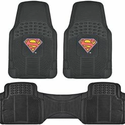Wholesale ???? Armored Batman Superhero Car Floor Mats, Officially Licensed Warner Bros DC Comics, All Weather Interior Auto Protection, Heavy Duty Rubber Liners For Car Truck Van SUV ???? -Car Seat Covers shop 51ejms96qcL. AC