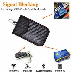 Cheap ???? Upgraded Faraday Bag For Key Fob (2 Pack),Premium Faraday Key Fob Protector– Car RFID Signal Blocking, Car Security Protection Pouch, Anti-Theft Pouch, Anti-Hacking Case Blocker-Black ???? -Car Seat Covers shop 51emRljFrjL