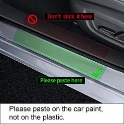 Best reviews of ???? 4pcs/Set Door Entry Guard Carbon Fiber Textured Leather Car Door Sill Protector Stickers Compatible With Rav4 A Compatible With Rav4 ❤️ -Car Seat Covers shop 51fILpVJgeL