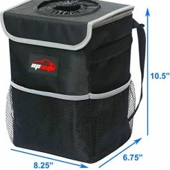 Wholesale ❤️ Waterproof Car Trash Can With Lid And Storage Pockets, Black ???? -Car Seat Covers shop 51fkNXmW7zL