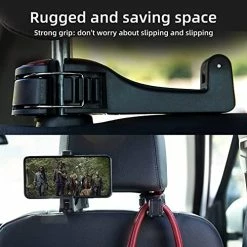Discount ✔️ 2 In 1 Car Headrest Hidden Hook, 2023 New 2 In 1 Car Seat Headrest Hook, 360°Rotation Headrest Hooks With Phone Holder, Universal Multifunctional Car Vehicle Headrest Hook For Car, Bag (1Pcs-White) ???? 19 Discount ✔️ 2 In 1 Car Headrest Hidden Hook, 2023 New 2 In 1 Car Seat Headrest Hook, 360°Rotation Headrest Hooks With Phone Holder, Universal Multifunctional Car Vehicle Headrest Hook For Car, Bag (1Pcs-White) ???? -Car Seat Covers shop 51gDeGSHuUL