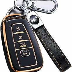Best reviews of ✨ For Toyota Camry RAV4 Key Fob Cover ,for Highlander Corolla Avalon C-HR Prius GT86 Key Fob Case Premium Soft TPU 360 Degree Protector Key Holder ,Gray ???? -Car Seat Covers shop 51gRSUBpfL. AC