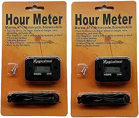 Top 10 ???? Inductive Hour Meter For Gas Engine Generator Lawn Mower Pressure Washer Marine ATV Boat Outboard Motor Dirt Bike Motorcycle Waterproof Hr Meters - Black ???? 10 Top 10 ???? Inductive Hour Meter For Gas Engine Generator Lawn Mower Pressure Washer Marine ATV Boat Outboard Motor Dirt Bike Motorcycle Waterproof Hr Meters - Black ???? - Image 8