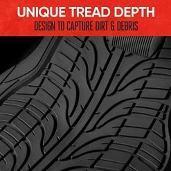 Hot Sale ???? Grand Prix Tire Tread Rubber Car Floor Mats For Autos SUV Truck & Van - All-Weather Waterproof Protection Front Seat Liners, Trim To Fit Most Vehicles ???? -Car Seat Covers shop 51glBdKkTaL