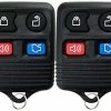 Wholesale ???? 2 KeylessOption Replacement Keyless Entry Remote Control Key Fob Clicker Transmitter - Black ???? -Car Seat Covers shop 51hFIJQNJqL