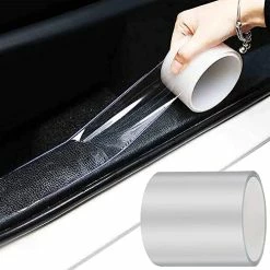 Brand new ⌛ Anti-Scratch Anti-Collision Adhesive Strip Car Door Edge Guard Protector Strip Car Door Scuff Plate Protectors Transparent Invisible Tape For Rear Bumper/Door(33Ft X 2In) ???? -Car Seat Covers shop 51hGwVqIHHL. AC