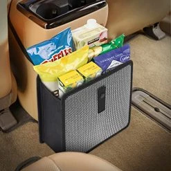 Budget ???? Car Trash Can, Car Trash Bag Foldable Hanging, Car Trash Bin, Cute Car Gadgets, Car Garbage(Medium, Black) ???? -Car Seat Covers shop 51hM7qn9QyL