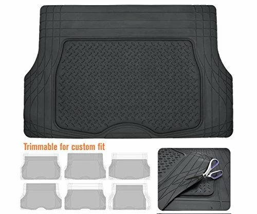 Hot Sale ✨ FlexTough Advanced Performance Liners - 4pc HD Rubber Floor Mats & Cargo Liner For Car SUV Auto 03-gray ❤️ 4 Hot Sale ✨ FlexTough Advanced Performance Liners - 4pc HD Rubber Floor Mats & Cargo Liner For Car SUV Auto 03-gray ❤️ - Image 2