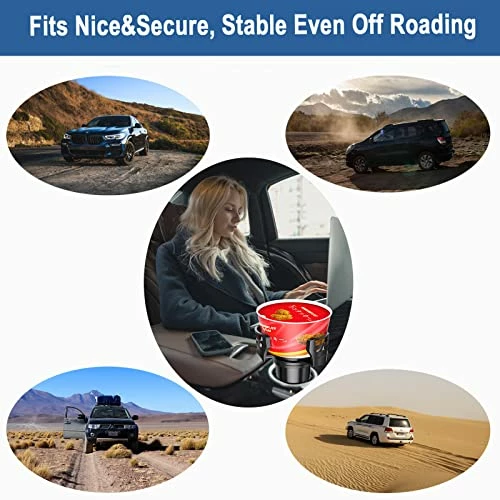 Top 10 ???? Dual Car Cup Holder Expander With Adjustable Base, Upgraded Expandable Cup Holder Expander For Car, Multifunctional Automotive Cup Holder Extender, Extra Cup Holder For Your C ???? 5 Top 10 ???? Dual Car Cup Holder Expander With Adjustable Base, Upgraded Expandable Cup Holder Expander For Car, Multifunctional Automotive Cup Holder Extender, Extra Cup Holder For Your C ???? - Image 3