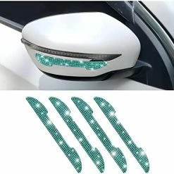 Buy ???? 4 PCS Bling Rhinestone Car Door Handle Scratch Protector, Universal For All Cars, Vehicles, SUVs, Car Side Rearview Mirror, Car Door Edge Guard, Car Exterior Accessories For ???? Women Men (White) ???? -Car Seat Covers shop 51hXXI1YwqL. AC