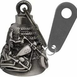 Cheap ???? Motorcycle Biker Bell W/ Motorcycle Bell Hanger, Motorcycle Accessories Or Key Chain For Luck, Silv ???? -Car Seat Covers shop 51hzXiJedoL. AC