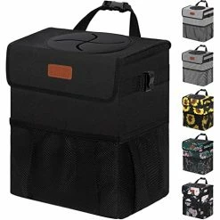 Cheap ???? Car Trash Can For Car Cute, Car Trash Bag Bin Hanging Waterproof Automotive Car Garbage Cans Leak Proof Vehicle Trash Can Blac ???? -Car Seat Covers shop 51i9SUgY2lL 1