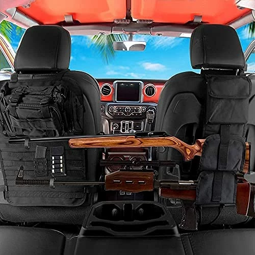 Budget ???? FURYENGRAVER Tactical Seat Back Gun Rack With Molle Panel Vehicle Gun Holder Outdoors & Tactical Bag & 5 Velcros ✔️ 9 Budget ???? FURYENGRAVER Tactical Seat Back Gun Rack With Molle Panel Vehicle Gun Holder Outdoors & Tactical Bag & 5 Velcros ✔️ - Image 7