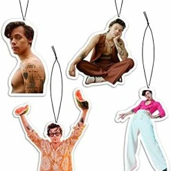 Best Sale ⌛ Singer Air Freshener Pendant 4Pack（Black Ice Scent） Air Freshener For Car Fans Gifts Hanging Rearview Mirror Pendant Supplies Car Interior Accessories Household ⌛ -Car Seat Covers shop 51iChrhHtZL. AC