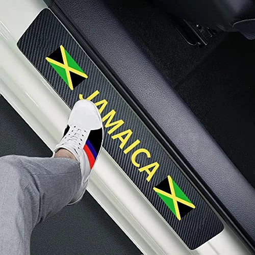 Deals ✔️ 4pcs Jamaica Jamaican Flag Carbon Fiber Car Door Front/Rear Sill Plate Protectors, Sticker Decorative Door Entry MKTx4 Carbon Fiber Door Sill Protector American Flag ???? 3 Deals ✔️ 4pcs Jamaica Jamaican Flag Carbon Fiber Car Door Front/Rear Sill Plate Protectors, Sticker Decorative Door Entry MKTx4 Carbon Fiber Door Sill Protector American Flag ????