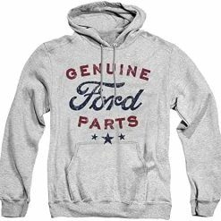 Budget ???? Ford Genuine Parts Unisex Adult Pull-Over Hoodie Athletic Heather ????