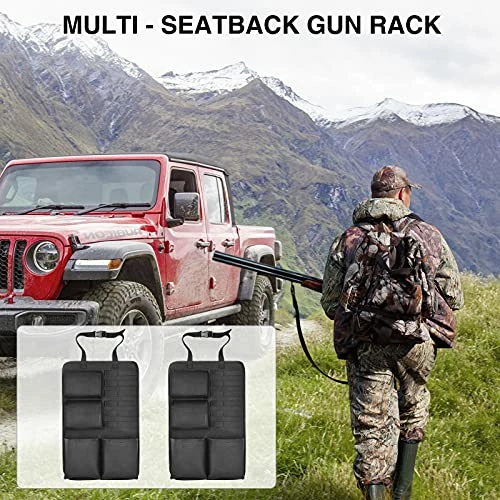 Outlet ???? EZshoot 2PCS Car Seat Back Gun Rack Organizer, Automotive Gun Rack Holder For Rifle/Shotgun, Tactical Hunting Backseat Sling Rack, Molle Car Backseat Gun Storage For Vehicle/Truck/SUV, Black ???? 6 Outlet ???? EZshoot 2PCS Car Seat Back Gun Rack Organizer, Automotive Gun Rack Holder For Rifle/Shotgun, Tactical Hunting Backseat Sling Rack, Molle Car Backseat Gun Storage For Vehicle/Truck/SUV, Black ???? - Image 4
