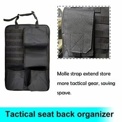 Best Pirce ???? 2PCS Tactical Seat Back Organizer Molle Car Backseat Gun Rack Shotgun Holder Panel Accessories Vehicle Seatback Rear Storage Cover Protector For Truck MPV Wrangler ⌛ -Car Seat Covers shop 51iTSU0DY8L