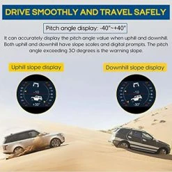 Wholesale ???? QPKING X95 GPS Slope Meter Car Inclinometer Level Tilt Gauge, Car HUD GPS Speedometer MPH Car Electronic Compass Clinometer Indicator, Digital Inclinometer Car Angle Slope Meter For Off-Road Vehicle ???? -Car Seat Covers shop 51iTyuykpRL