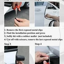 Cheapest ⌛ 13Ft(4M) Door Edge Guard Black Car Door Edge Guards Door Edge Protector For Cars Rubber Auto Door Trim U Shape Build In Metal Sheet No Need Adhesive Easy To Cut Door Guards For Most Cars ⭐ -Car Seat Covers shop 51ig7xoe7NS