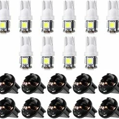 Wholesale ✨ (10) T10 5-5050-SMD PC194 LED Bulb Instrument Panel Cluster Dash Light Twist Lock Socket (white) ???? 20 Wholesale ✨ (10) T10 5-5050-SMD PC194 LED Bulb Instrument Panel Cluster Dash Light Twist Lock Socket (white) ???? -Car Seat Covers shop 51ih1NYY3GL. AC