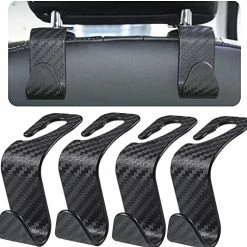 Coupon ⭐ Car Hook For Purses And Bags 4 Packs, Back Seat Headrest Hanger,Universal Vehicle Storage Organizer(Carbon Fiber,4PCS) ???? -Car Seat Covers shop 51ijOB7VKpL. AC