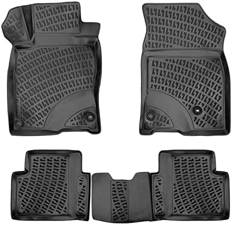Best Sale ???? Custom Fit Floor Mats Compatible With Hyundai Elantra 2017 - 2020 3D Laser Measured 1st & 2nd Row Floor Liners All Weather Odorless Non-Slip TPE Car Mats (Front & Rear, Black) ???? 9 Best Sale ???? Custom Fit Floor Mats Compatible With Hyundai Elantra 2017 - 2020 3D Laser Measured 1st & 2nd Row Floor Liners All Weather Odorless Non-Slip TPE Car Mats (Front & Rear, Black) ???? - Image 7