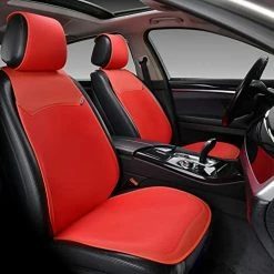 Top 10 ⌛ Front Seat Covers, Waterproof Leatheratte Car Seat Protector 2 Pieces, Protective Seat Cushions Universal Fit Most Vehicles, Sedans, SUVs, Trucks And Vans, Line Pattern ???? -Car Seat Covers shop 51jIas9wbbL. AC