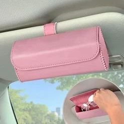Hot Sale ???? Accmor ???? Sunglasses Holder For Car Sun Visor, Universal Auto Eyeglasses Organizer Box, Vehicle Visor Accessories Glasses Protective Storage Case With Hidden Magnetic Closure For ???? Woman Man Grey ???? -Car Seat Covers shop 51jWm3s4 yL. AC
