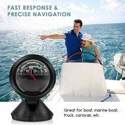 Wholesale ???? Amo Car Compass Pivoting Compass Boat Navigation Explorer Sea Marine Compass Adjustable Vehicle Mount Dashboard Compasses With Adhesive For Most Boat Car Truck ⭐ -Car Seat Covers shop 51k3ntusk1L
