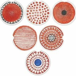 Deals ???? Car Coasters Set Of 6 Drink- Absorbing Round Ceramic Stone Coaster With A Finger Notch For Easy Removal Cork Base For Auto Cupholder Accessories Keep Vehicle Clean ???? -Car Seat Covers shop 51k8uNBYXtS. AC